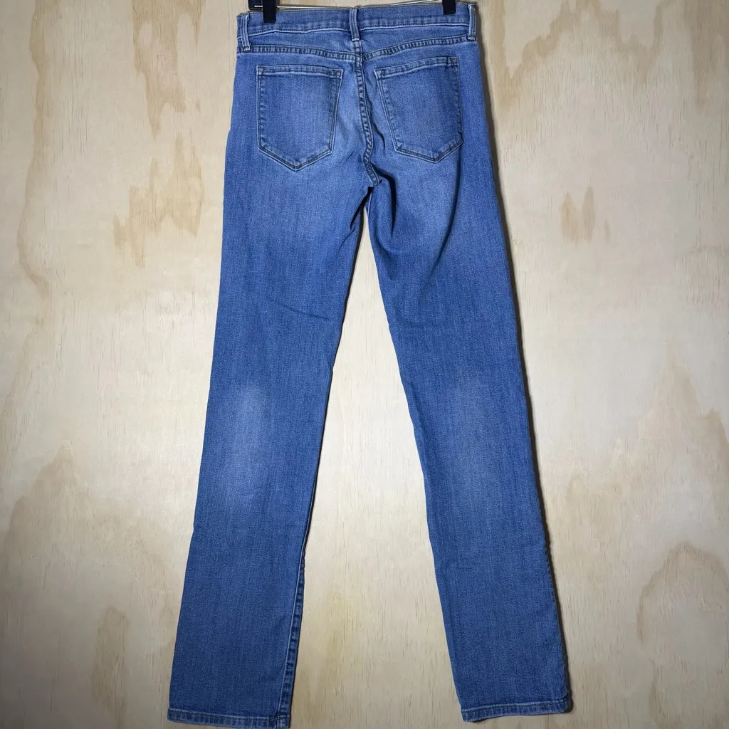 Banana Republic Premium Denim Girlfriend Jeans Women’s 27L Long Medium Wash - Image 6