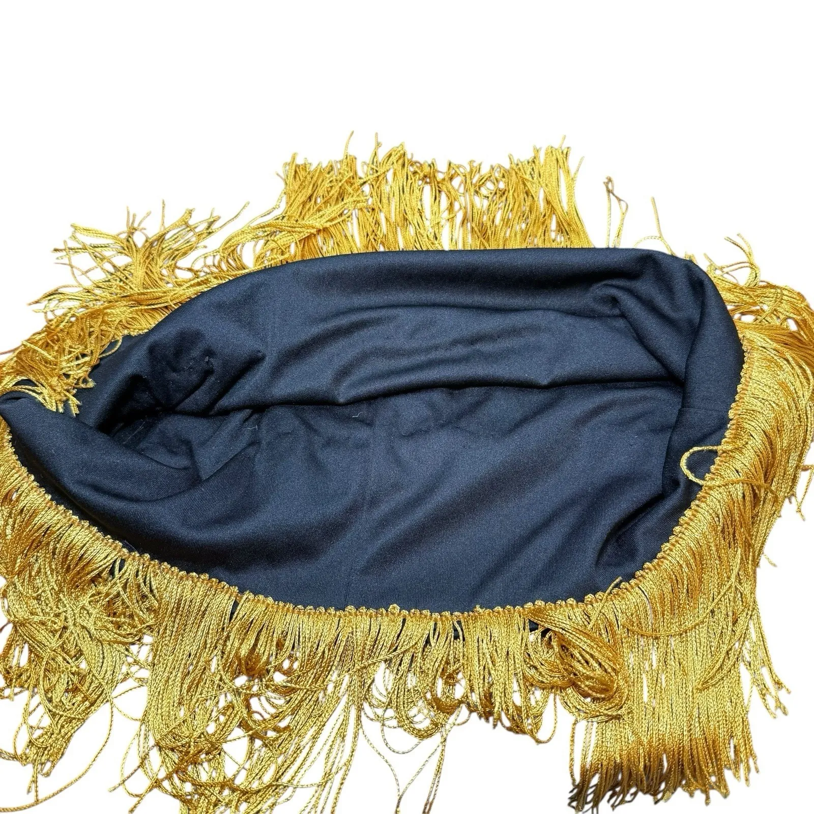 As You Wish Black Sequins Fringe Lined Flapper Large‎ Size 12 - Image 9