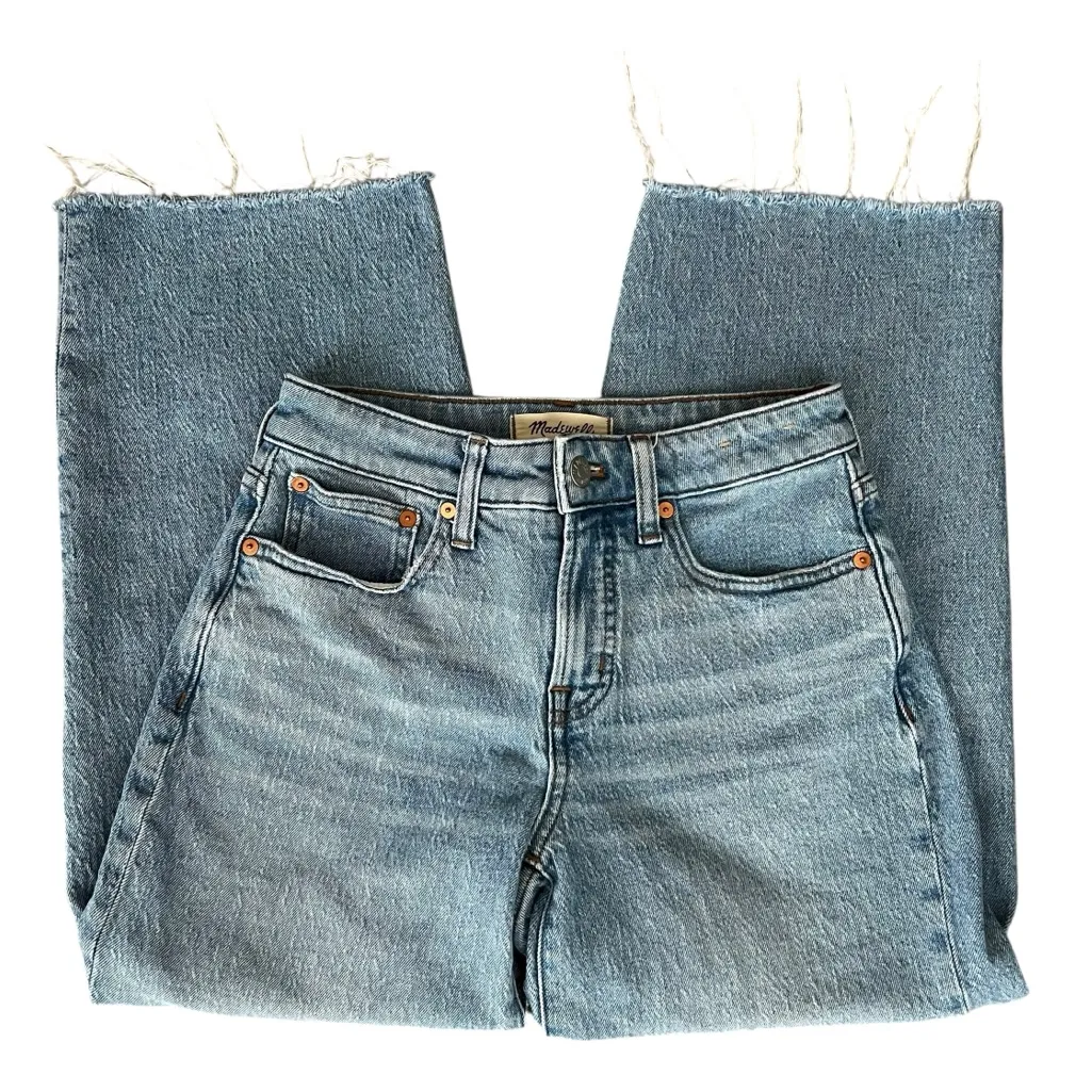 Madewell Women’s The Curvy Perfect Vintage Wide Leg Crop Jean Size 25 Petite - Image 3