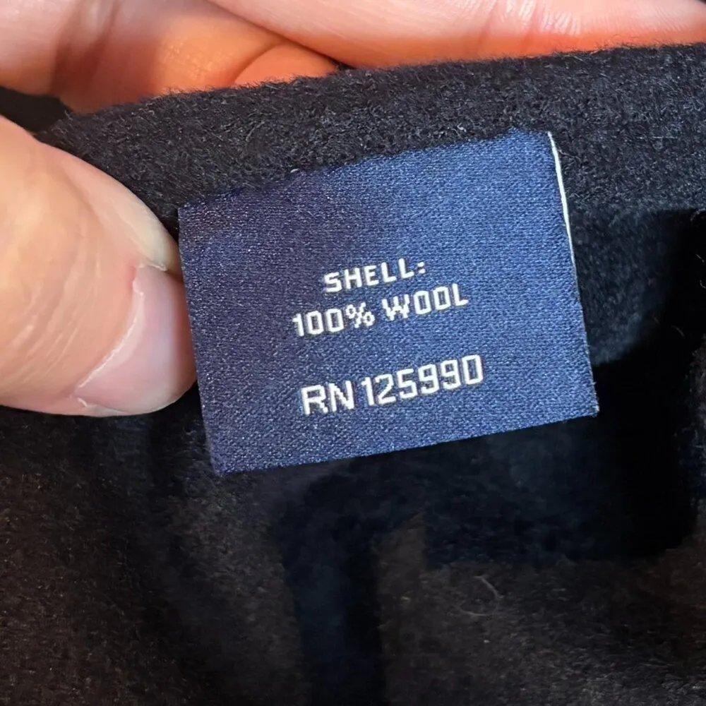 Façonnable Faconnable navy blue wool peacoat - Image 4