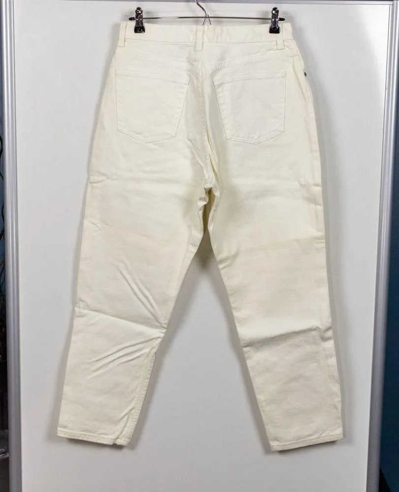 Vintage KA Denim Mom Jeans White Size 8 - Image 2
