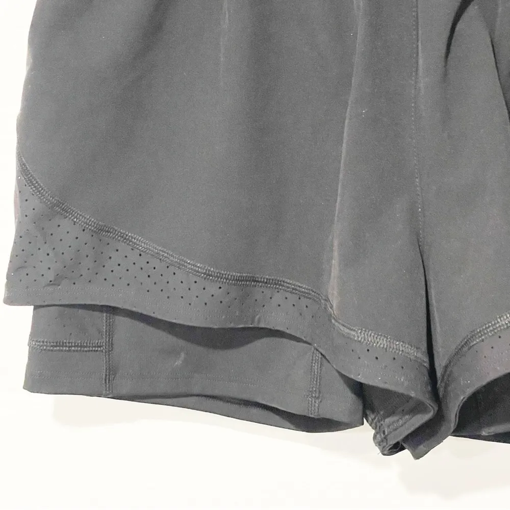 Spanx Small Get Moving Athletic Shorts Black Built In Short Liner Stretch - Image 3