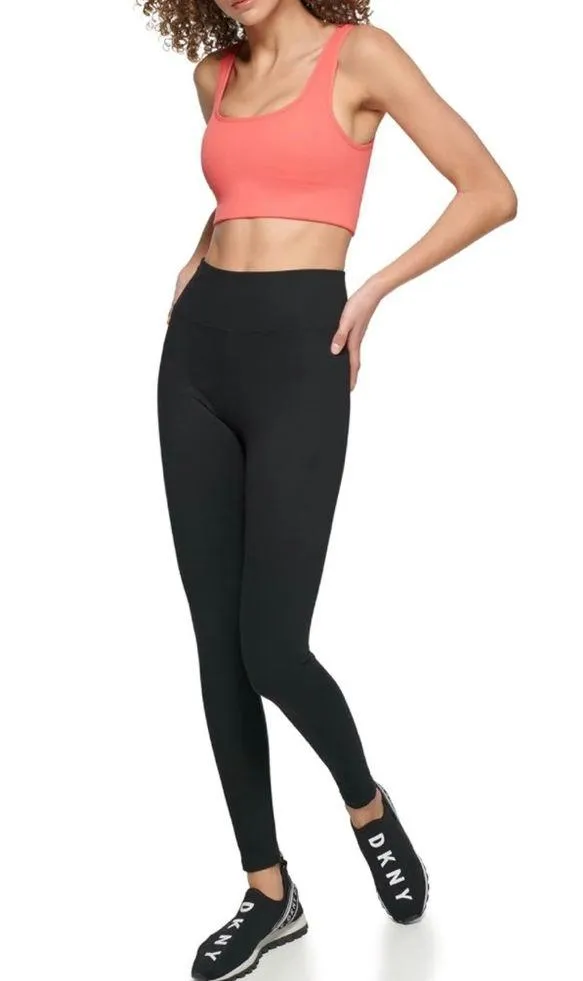 DKNY Support Yoga Boat Neck Running Bra, Calypso, Size S New w/Tag - Image 3