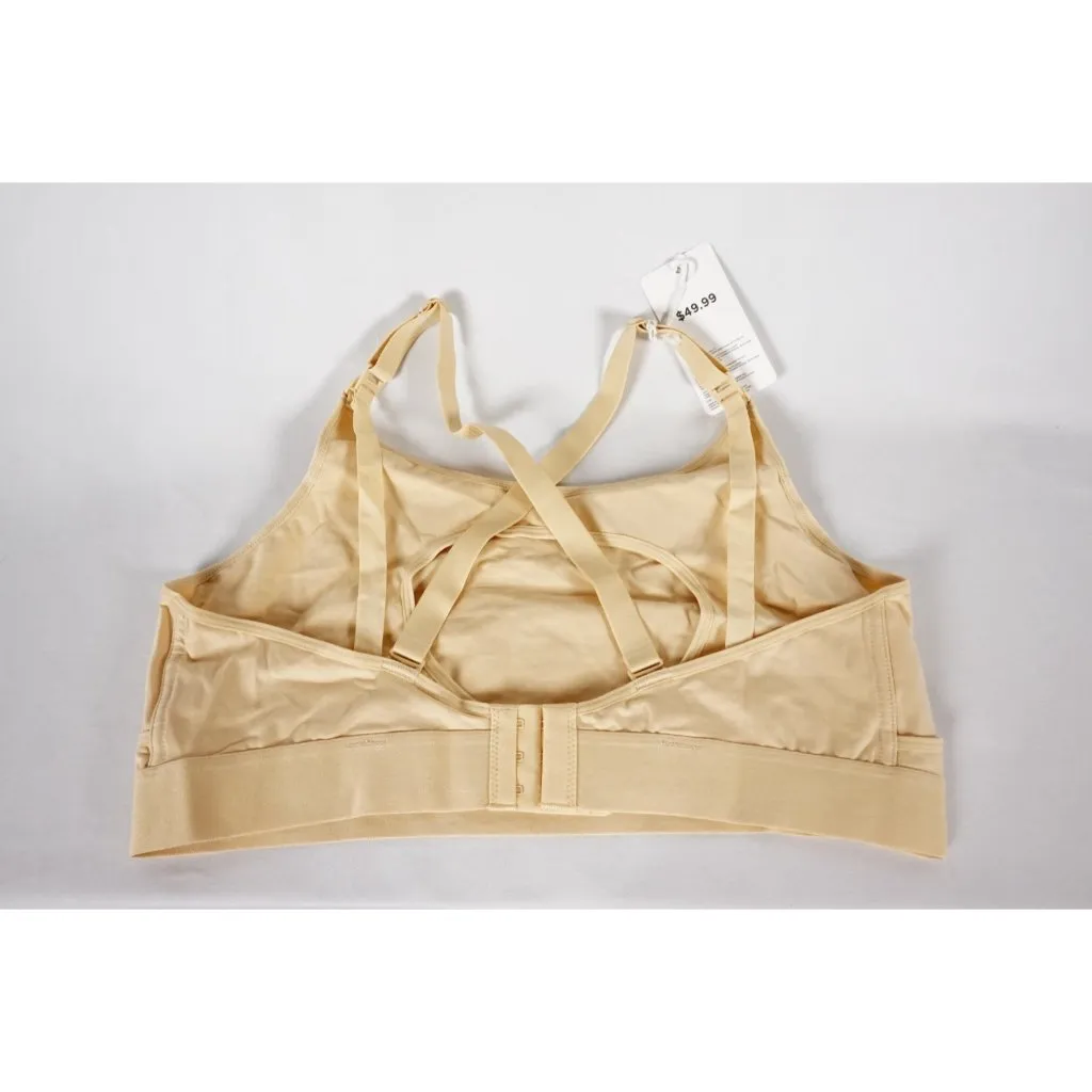 Momcozy Hands Free Pumping Nursing Bra Skin Color X - Image 4