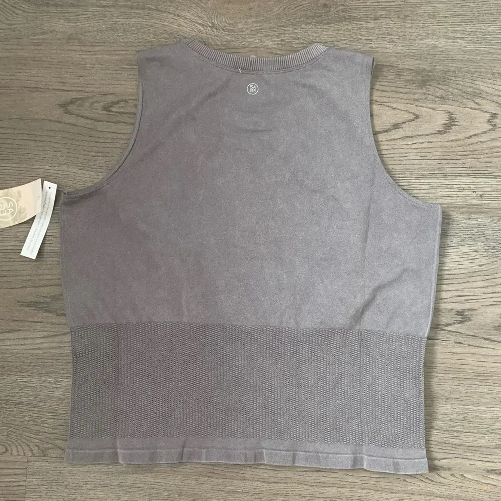 Sage Collective Mesh Boxy Seamless Tank‎ - Image 3