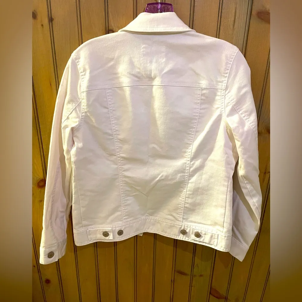 White Denim Jacket - Image 2