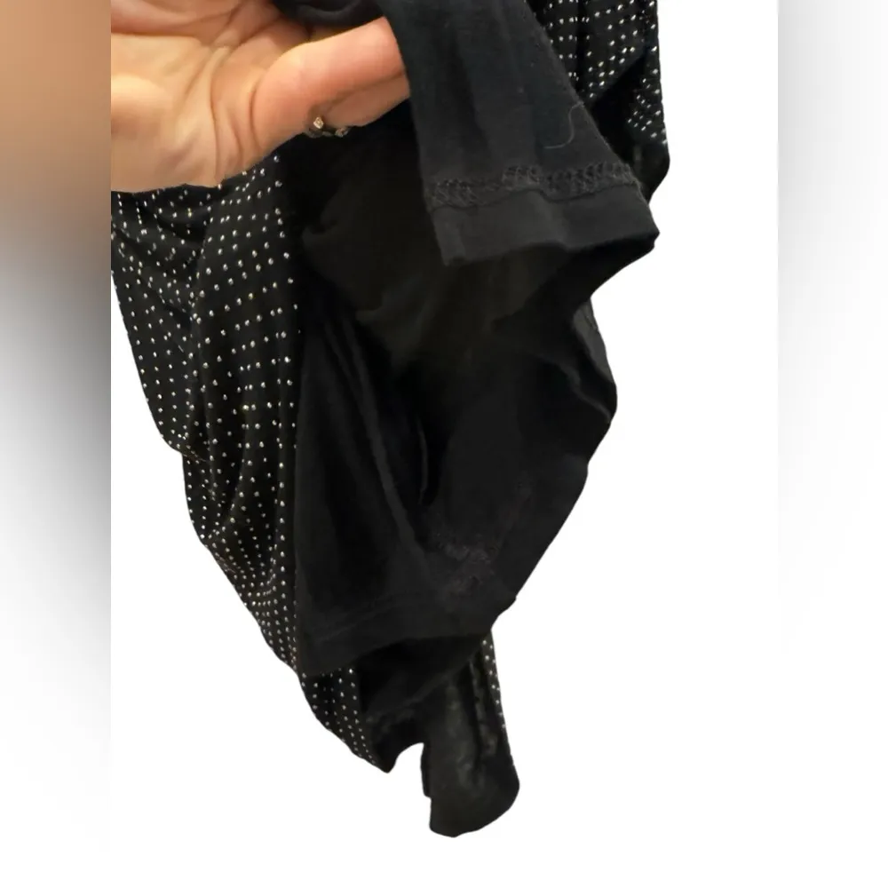 Bebe  black bodycon dress with silver studs - Image 6