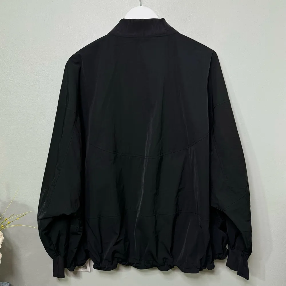 Lululemon Lightweight Bomber Jacket Cinch Hem Black Size XL NWT - Image 7