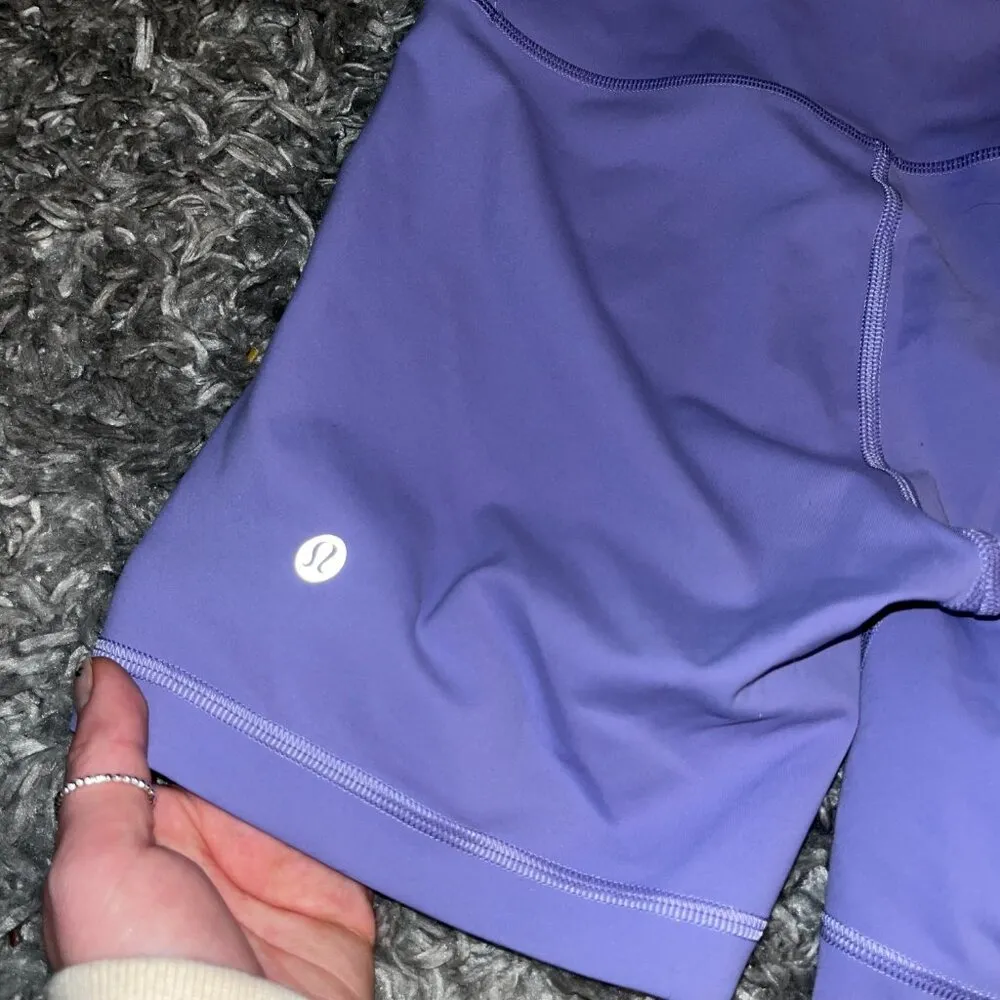 dark lilac wunder train 6" shorts size 6 - Image 3