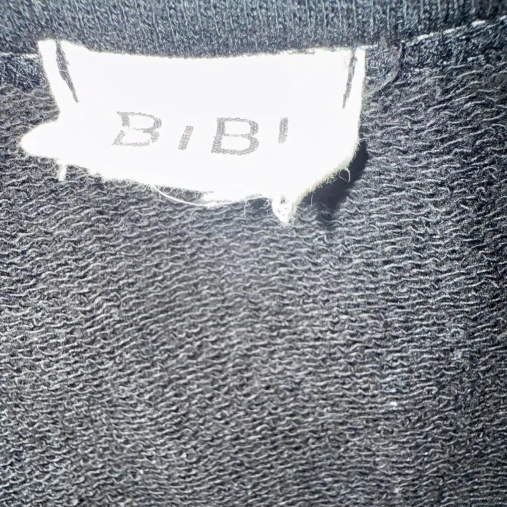 BiBi Womens Black Crewneck Sweater Size XL - Image 3