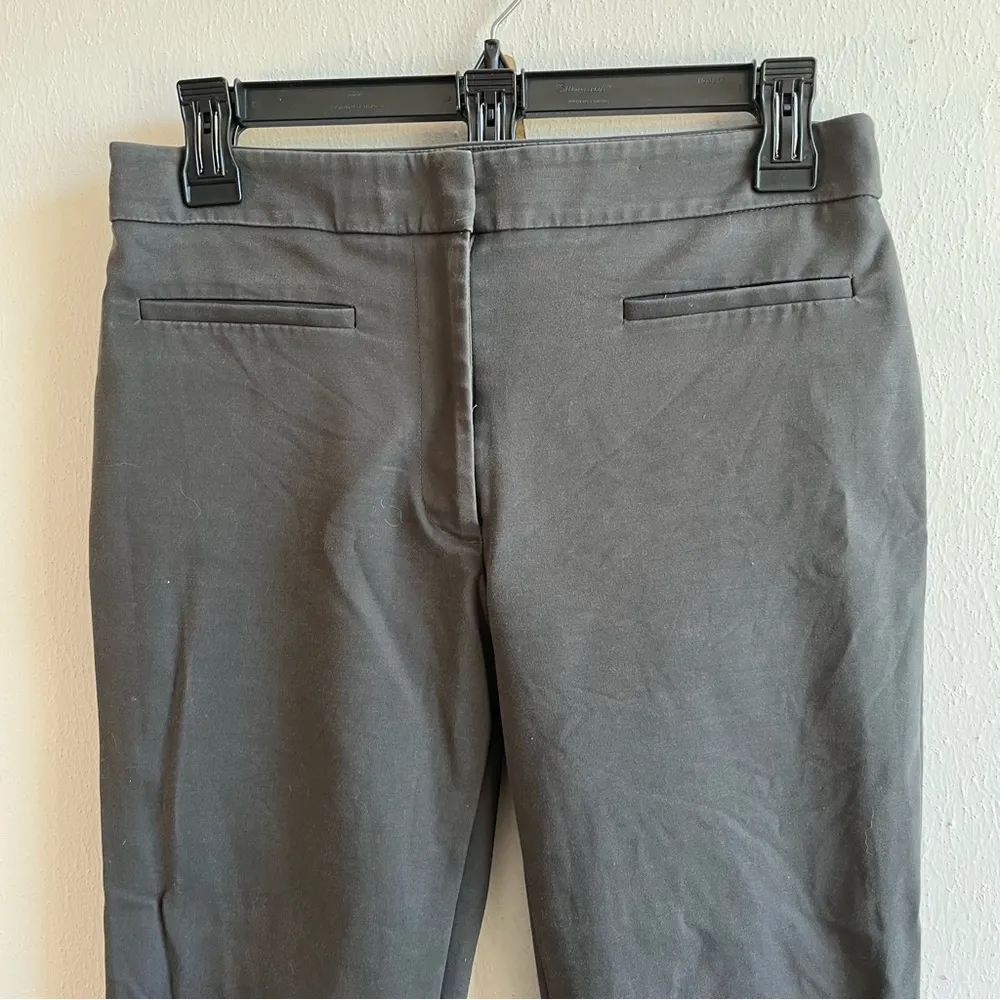 Club Monaco Pants Gray Slim Fit Crop Slate Grey Pant Sz 4 GUC Straight Skinny - Image 3