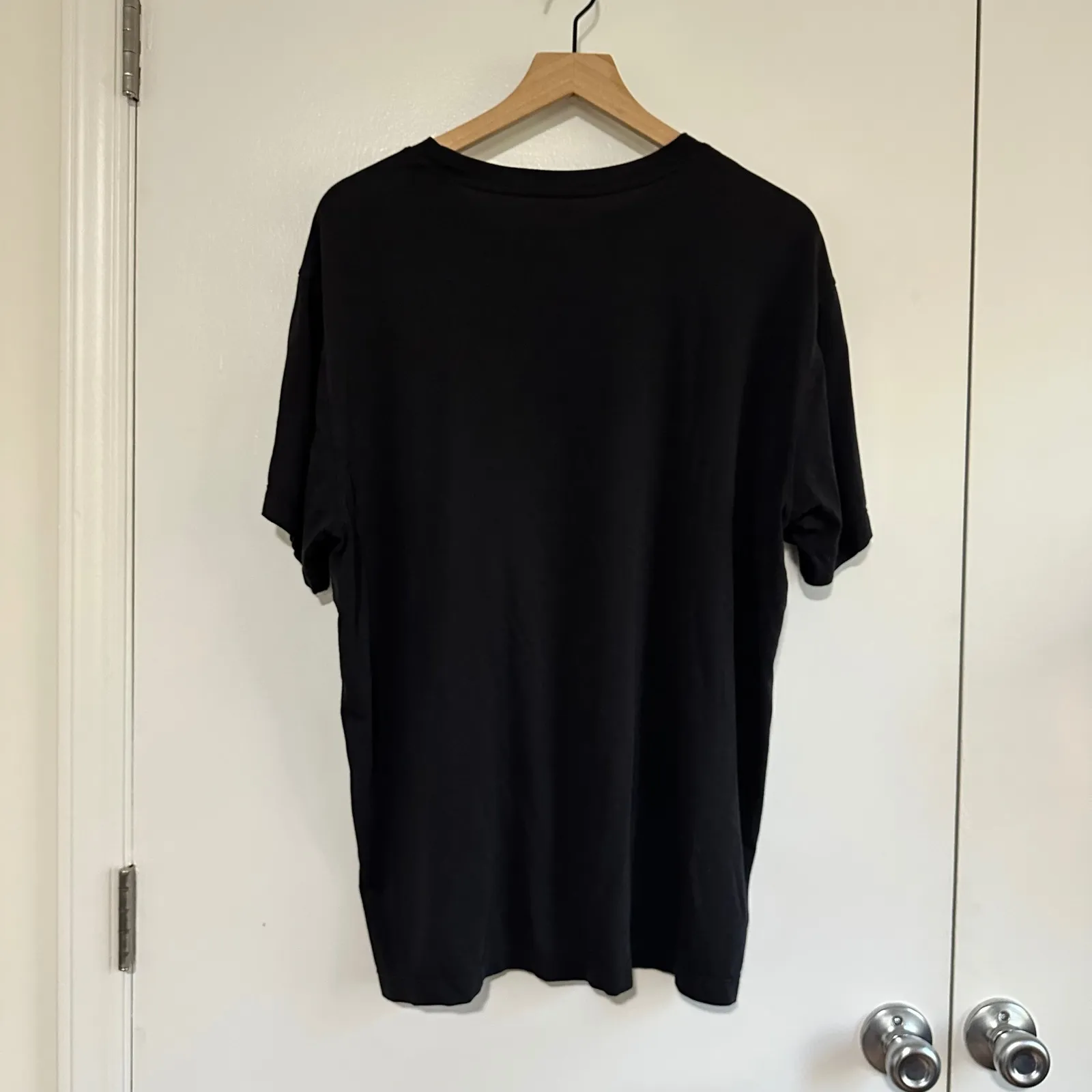 FABLETICS | Men's Effortless Oversized Black Crew Neck Short Sleeve, Size XL - Image 4