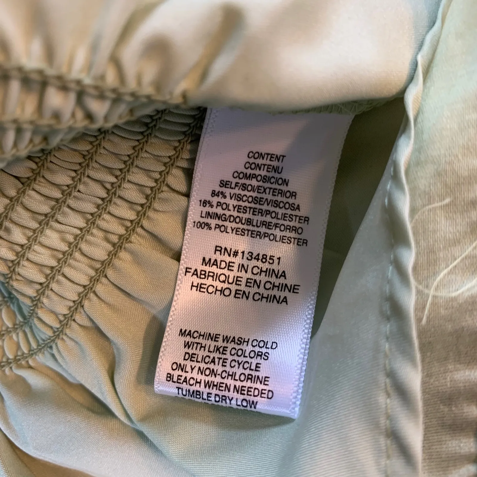 WAYF Lemongrass Smocked Puff Sleeve Peplum‎ Top M NWT Square Neck Blouse
Cottage - Image 5