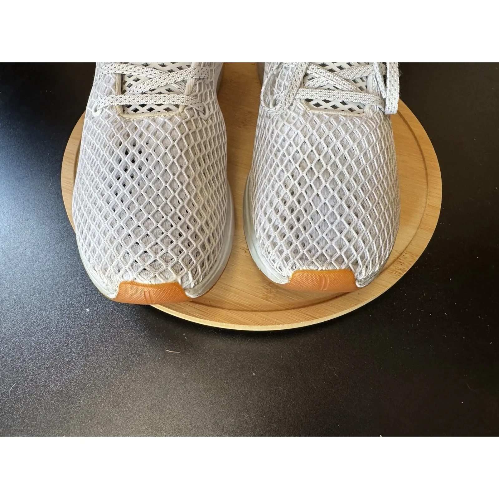 NoBull White Mesh Runner Sneakers Camo Sole Men's 10/ Women's 11.5 EUC - Image 5