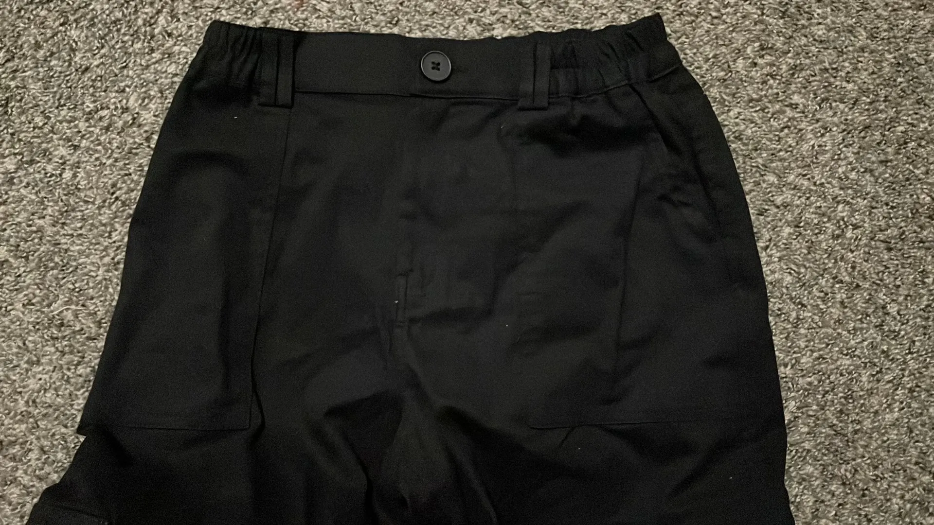 Black Cargo Pants Amazon straight legged  - Image 2