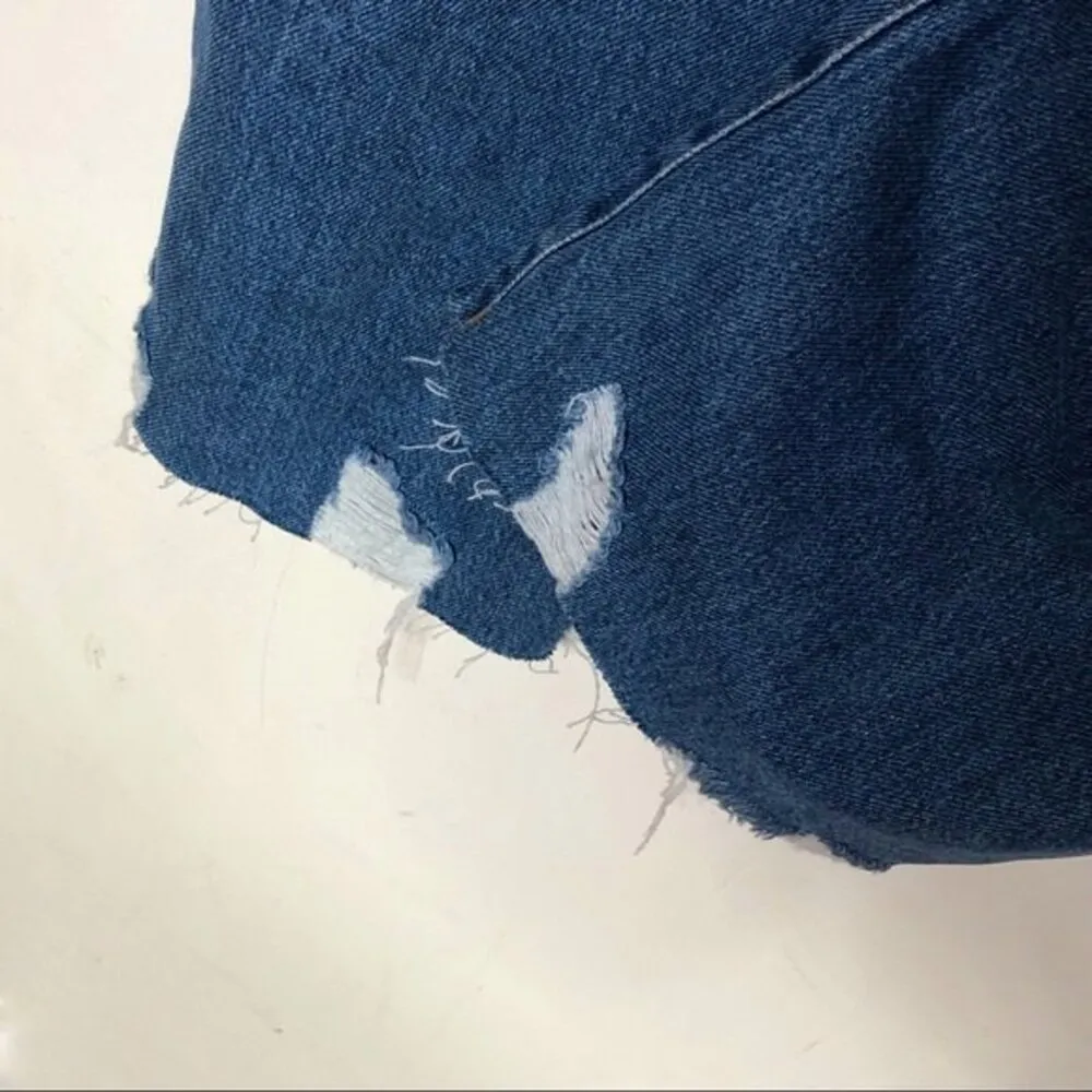 Good American Jagged Hem Jeans Straight Leg Jeans Plus Size 18 - Image 9