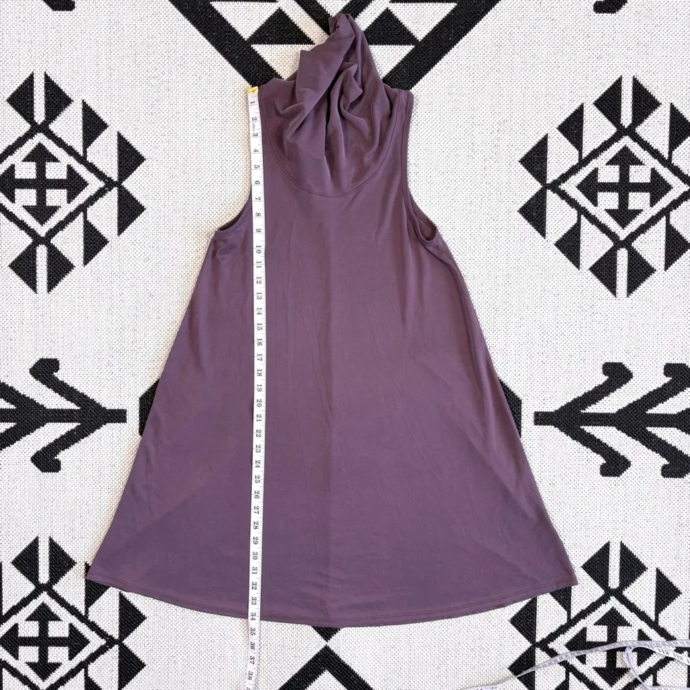 Nation LTD Flo Cowl Neck Sleeveless Modal Blend Mini Shift Dress XS - Image 6