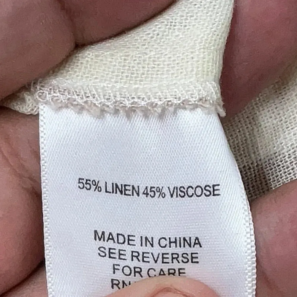 Modcloth  New Opportunity Linen-Blend Blazer Jacket Stripes  Plus Size 4X NWT - Image 9