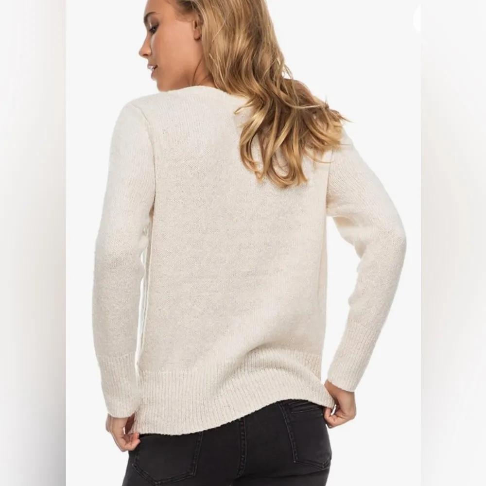 Roxy My Little Bliss Lace Up Sweater - Image 14