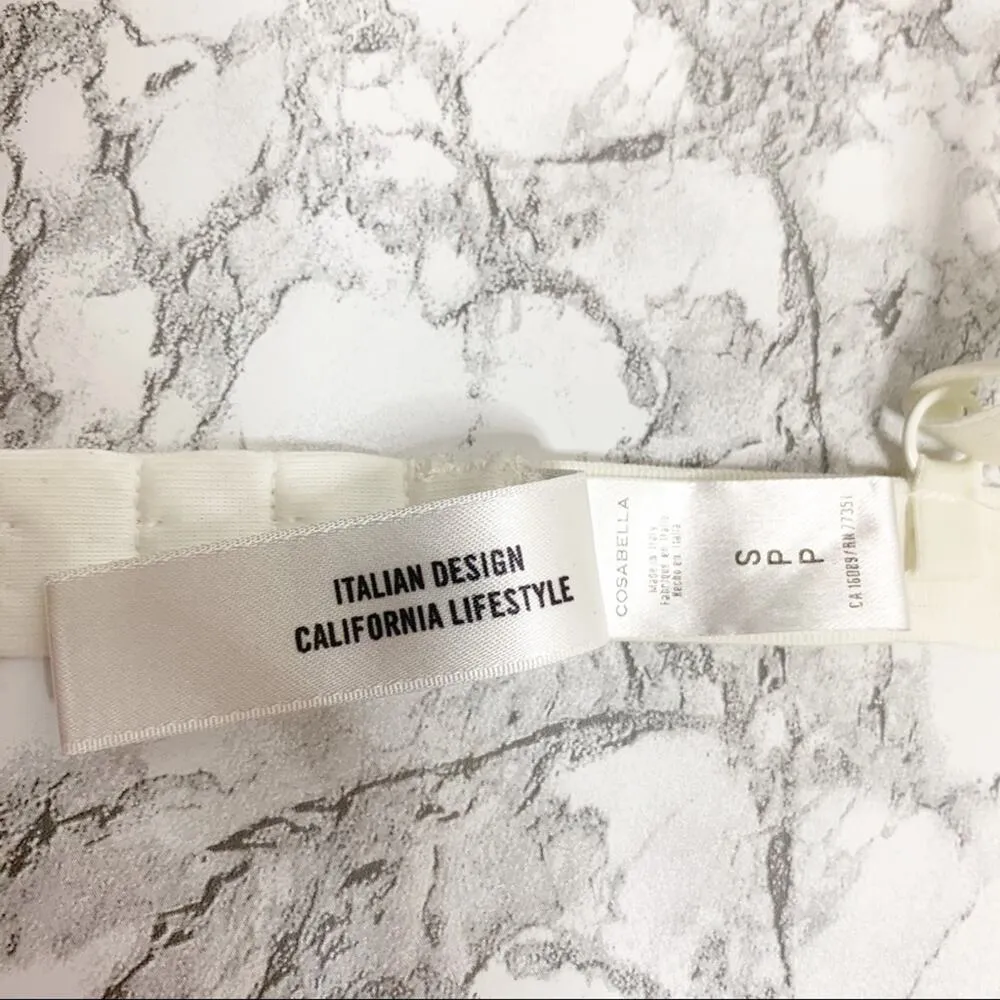 Cosabella triangle bralette lace trim - Image 5