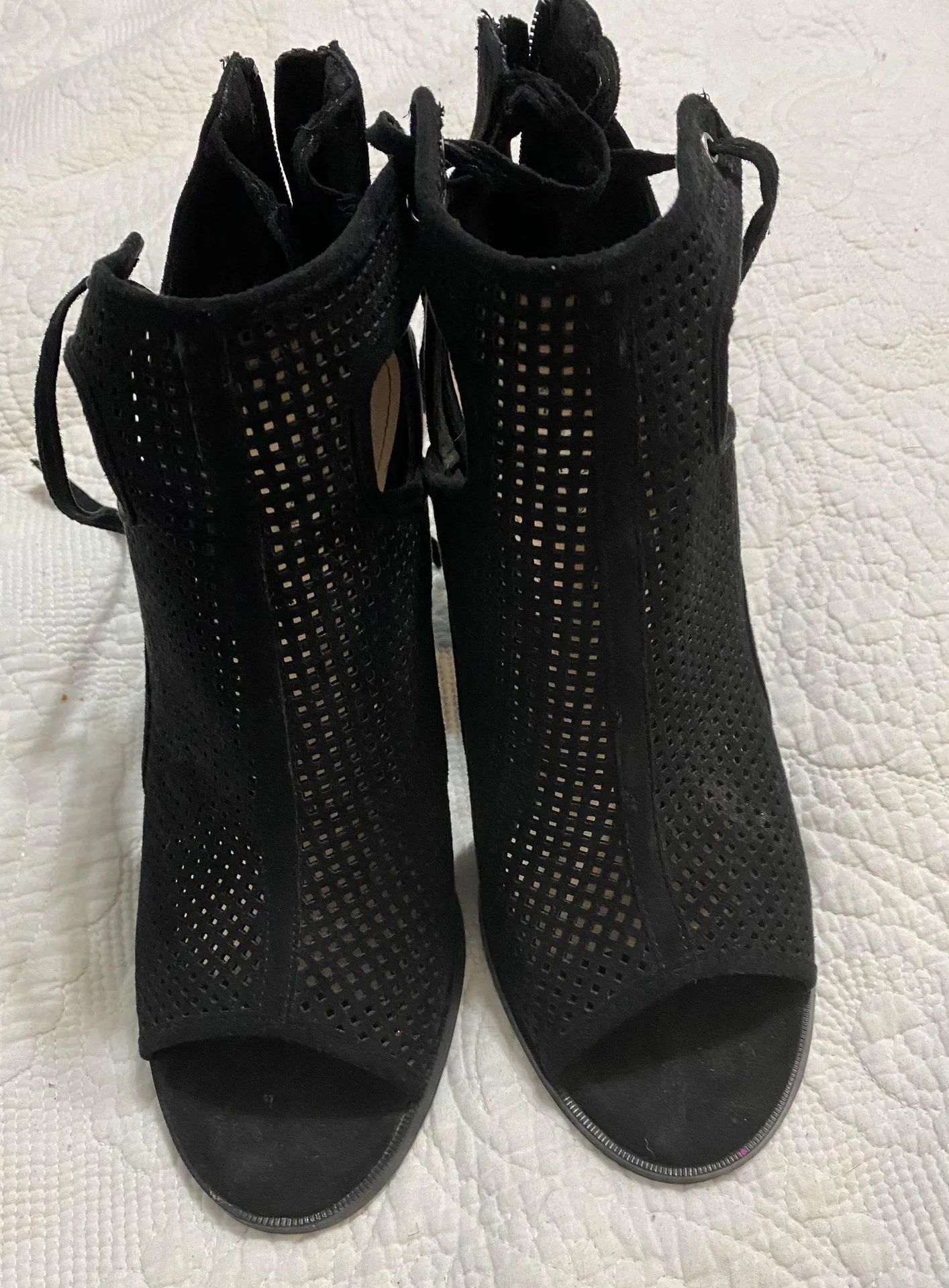 Black Chunky Heels - Image 6