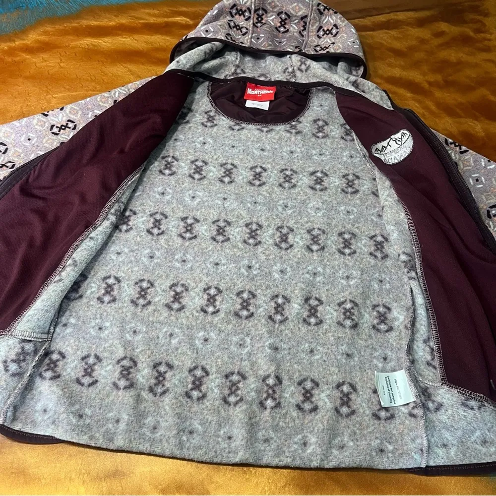 Northern Souvenir Jasper Canada Destination Hoodie fleece full - Image 2