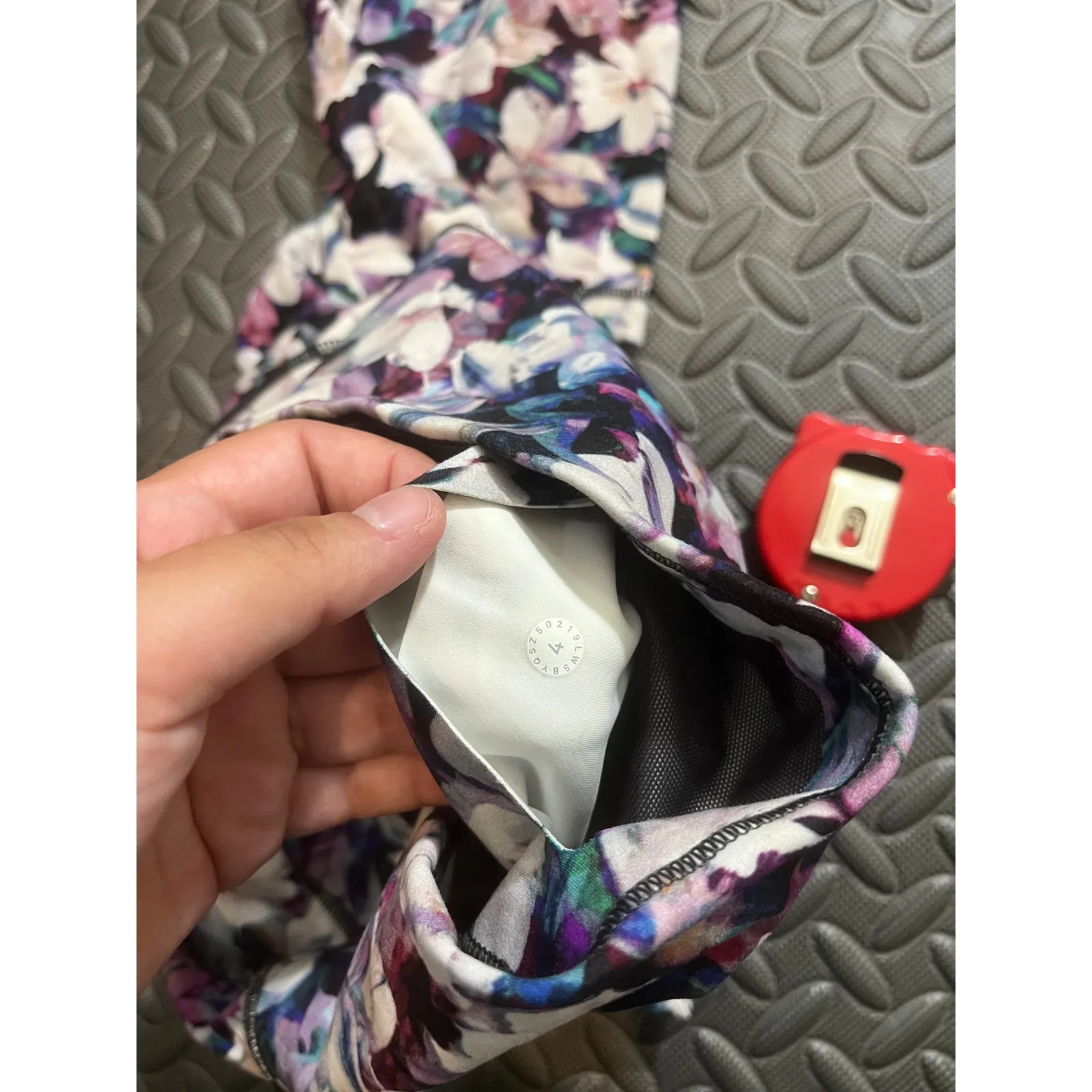 Lululemon Align‎ Pant II 25” Utopia Multi Barre3 Leggings Floral Womens Size 4 - Image 7