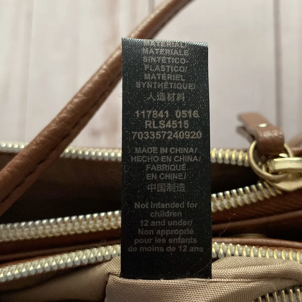 Relic convertible purse wristlet crossbody wallet brown vegan pebbled leather - Image 10