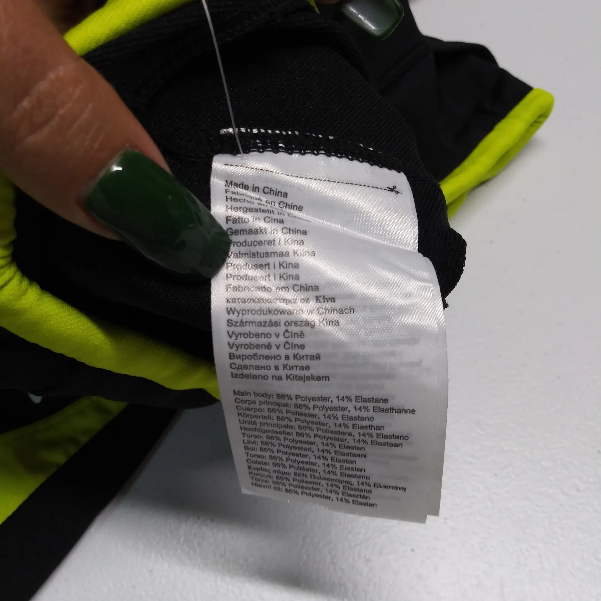 Pearl Izumi Women's Ultra 3-Quarter Tight Cycling Black Lime Size Small - Image 10