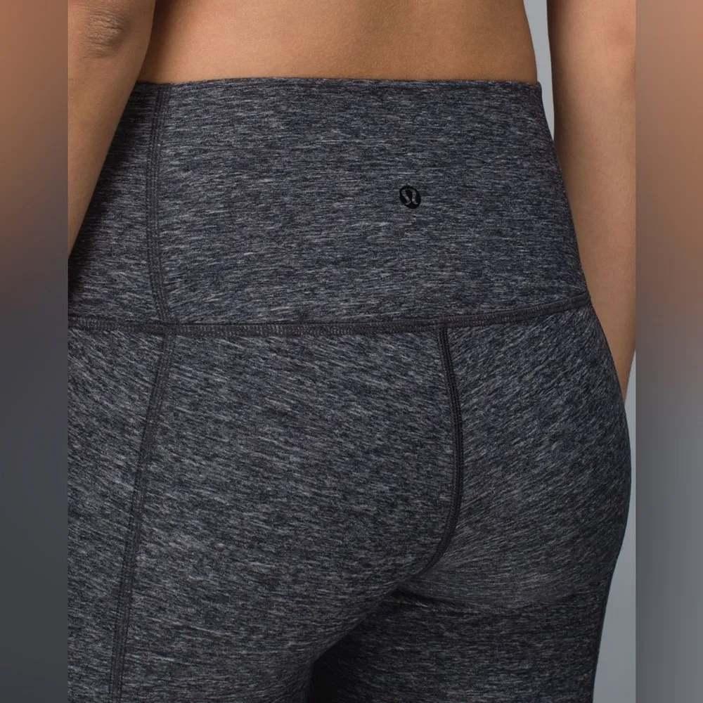 LULULEMON If You're Lucky Pant Legging in Heathered Black / Deep Coal / Black - Image 7