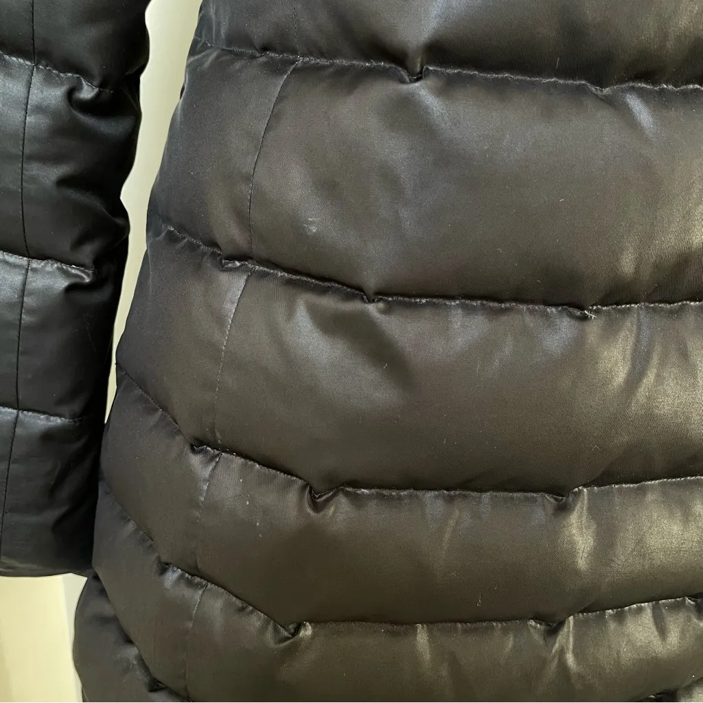 Soia & Kyo Down Puffer Parka Coat Faux Fur Hood - XS - Image 14