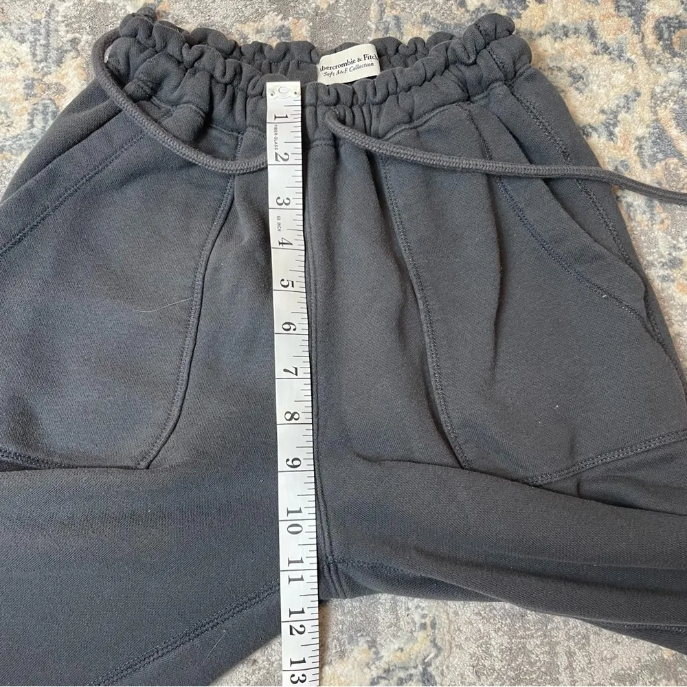Abercrombie Charcoal Black Jogger Pants - Image 3