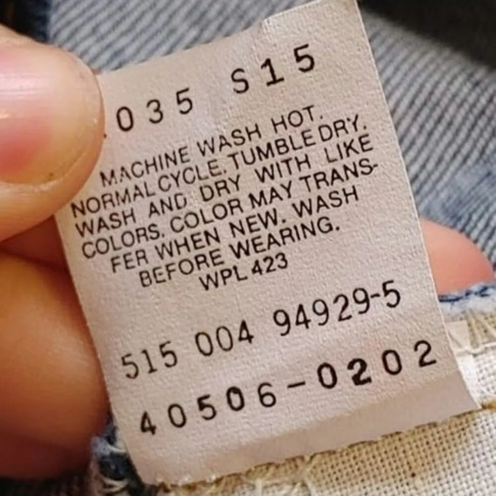 Levi Straus 506 Size W 32 L 34 Heavy Duty Cotton Jeans Straight Leg Levi's Blue - Image 12