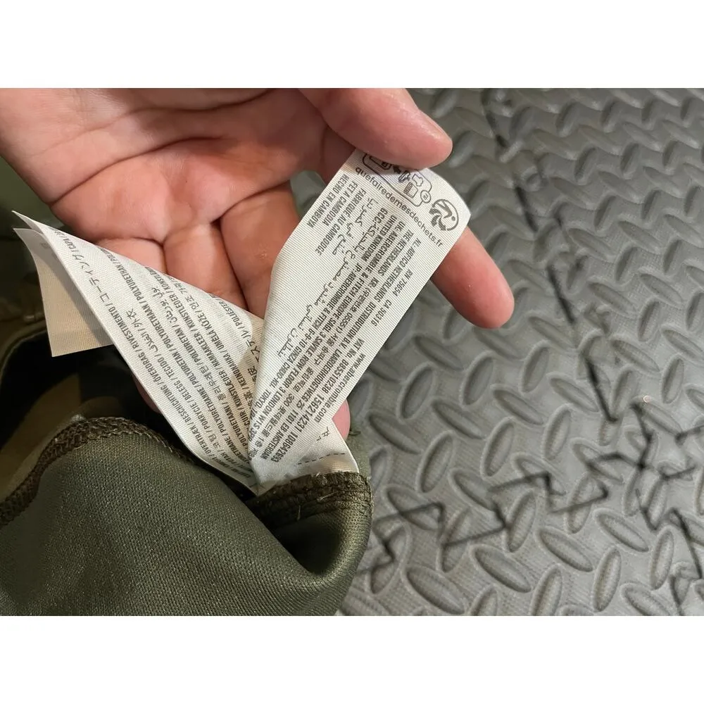 Abercrombie & Fitch Vegan Leather Cargo 90s Relaxed Pants Green Grunge Womens 29 - Image 5