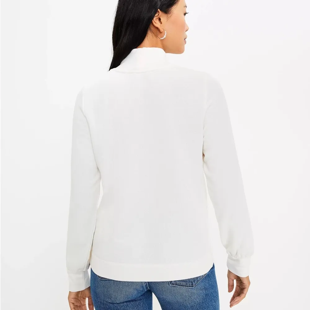 Loft The  snowflake long sleeve turtleneck - X-Large - Image 5