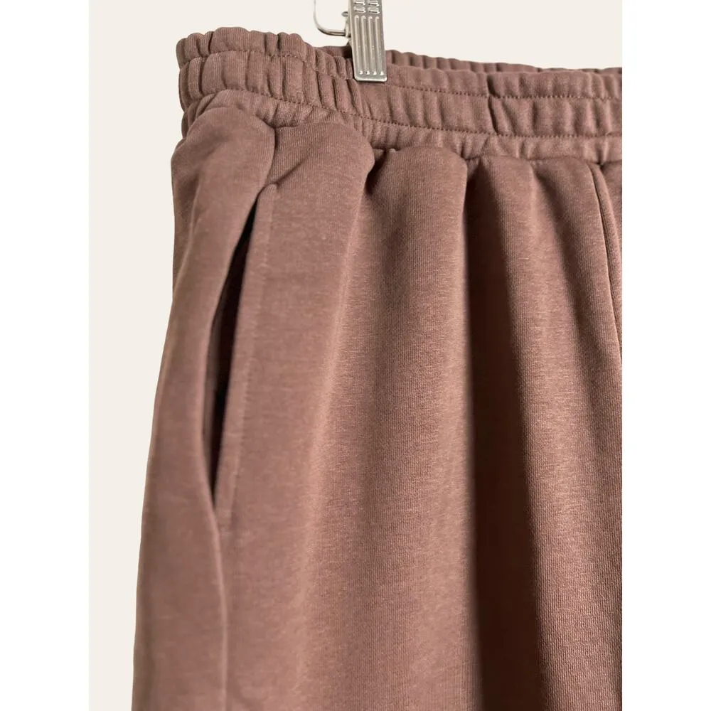 Naked Wardrobe Chocolate Brown Loungewear Casual Jogger Sweatpants Size Small - Image 2