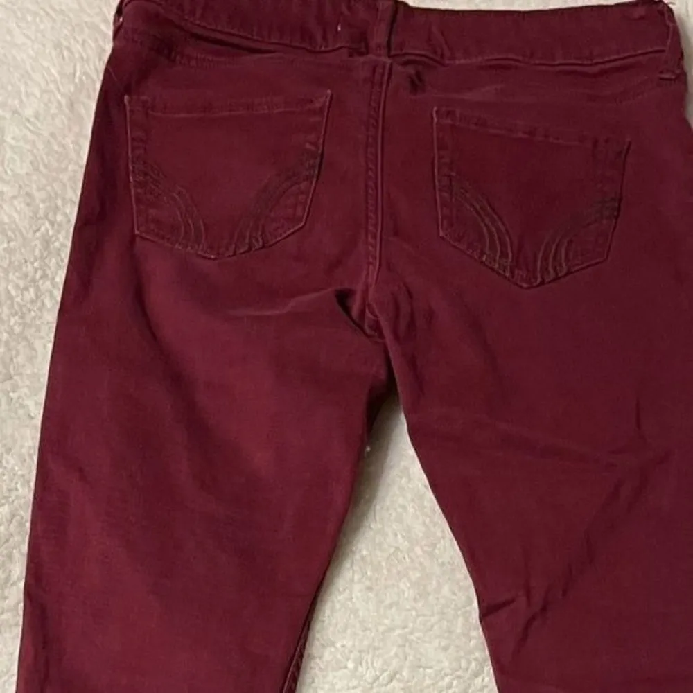 Hollister Maroon Jeggings - Image 85