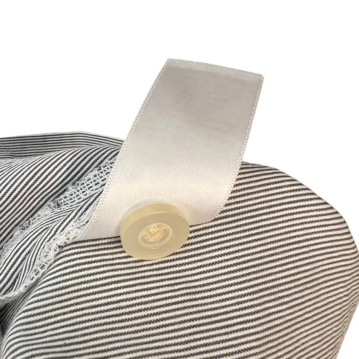 Everlane The Cotton Weave Picnic Tank Dress Striped‎ Blue White Size 10 - Image 15