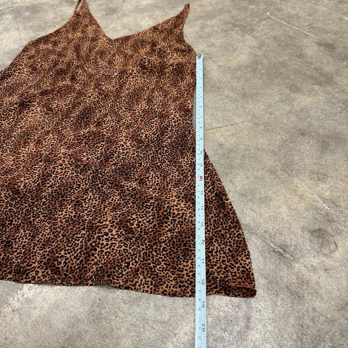 Vintage y2k Victoria’s Secret cheetah leopard sheer chiffon slip dress - Image 3