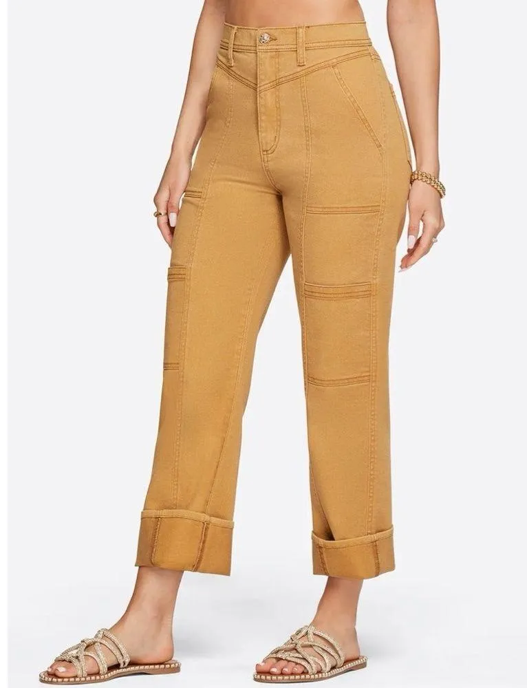 NWT Jessica Simpsons Straight Cargo Ankle in Bone Brown SZ-14W - Image 4