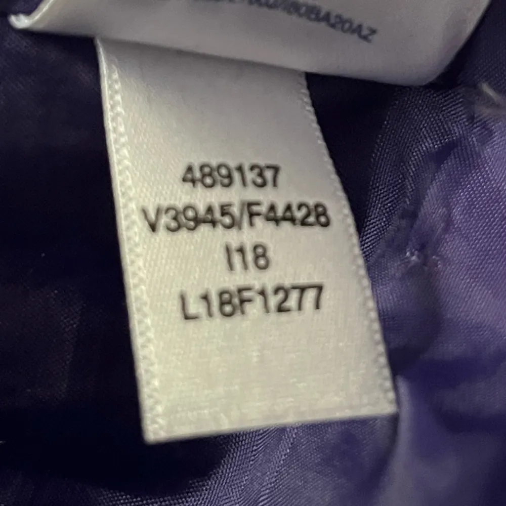 Lands’ End Down Quilted Jacket Purple Size XSmall (2-4) - Image 6