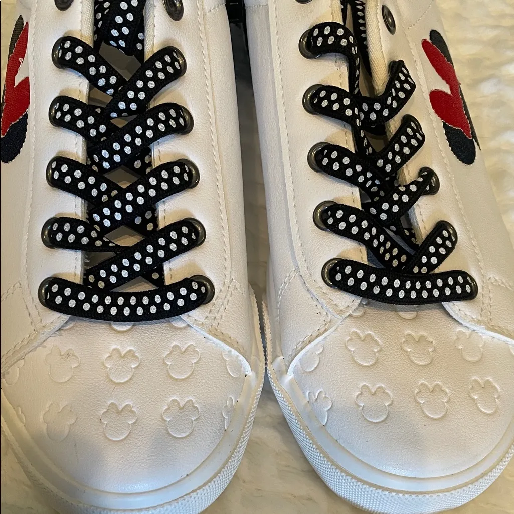Disney Minnie Mouse Sneakers adult size 8.5 new with tags - Image 2