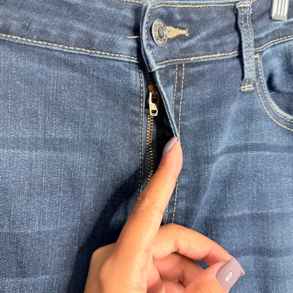 Vervet Blue Skinny Stretchy Ripped Jean‎ Size 32 - Image 7