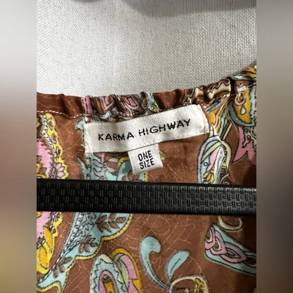 Karma Highway wrap top Pink Size undefined - Image 4