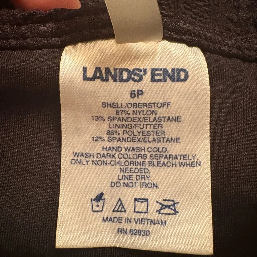 Lands' End Black Mini Skater Swim - Image 5