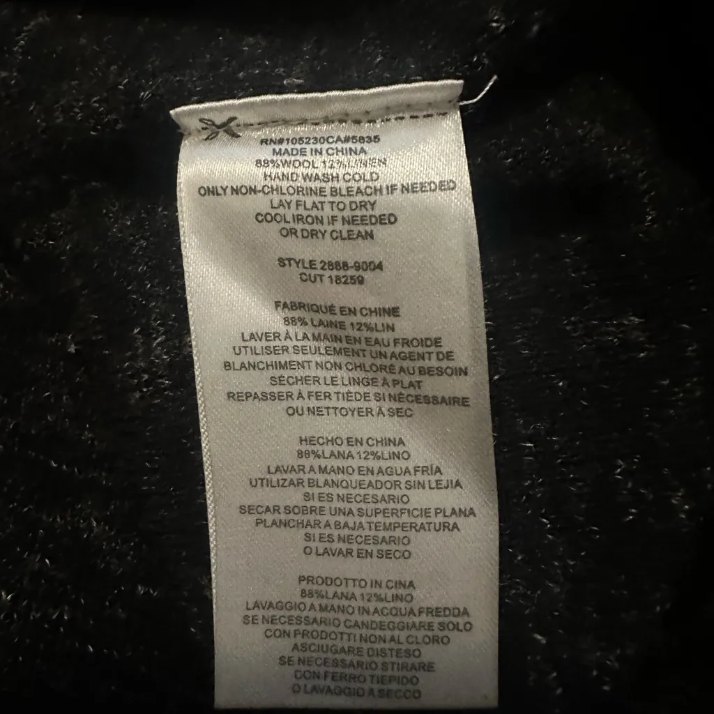 Current Elliott The Mélange' Cold Shoulder Sweater Size M - Image 5