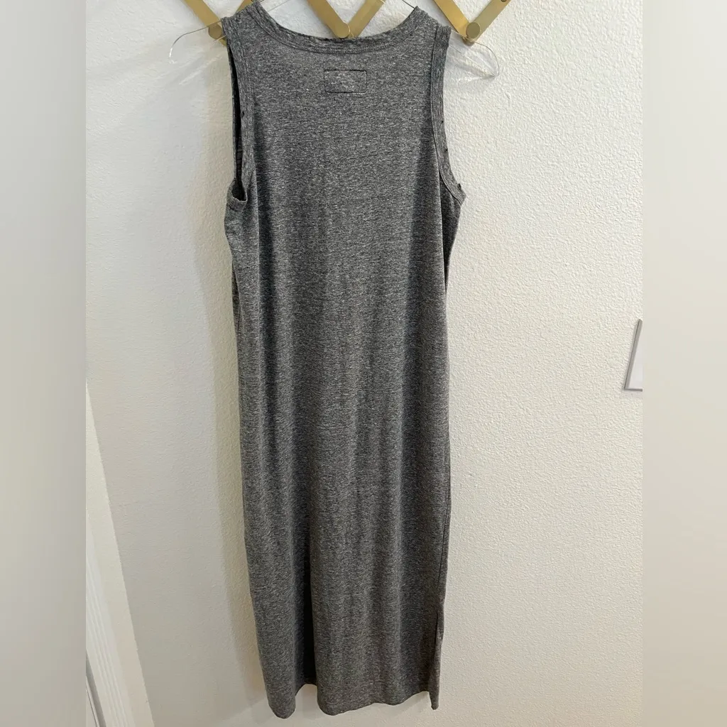 Current/Elliott The Perfect Muscle Tee Dress Heather Grey 1 Small - Image 6