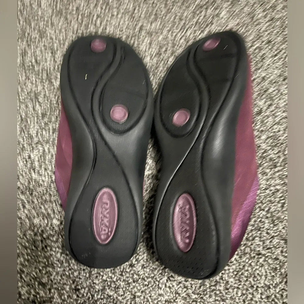 Ryka Purple Slip-On Suede Mule Clogs Shoes 10 - Image 3