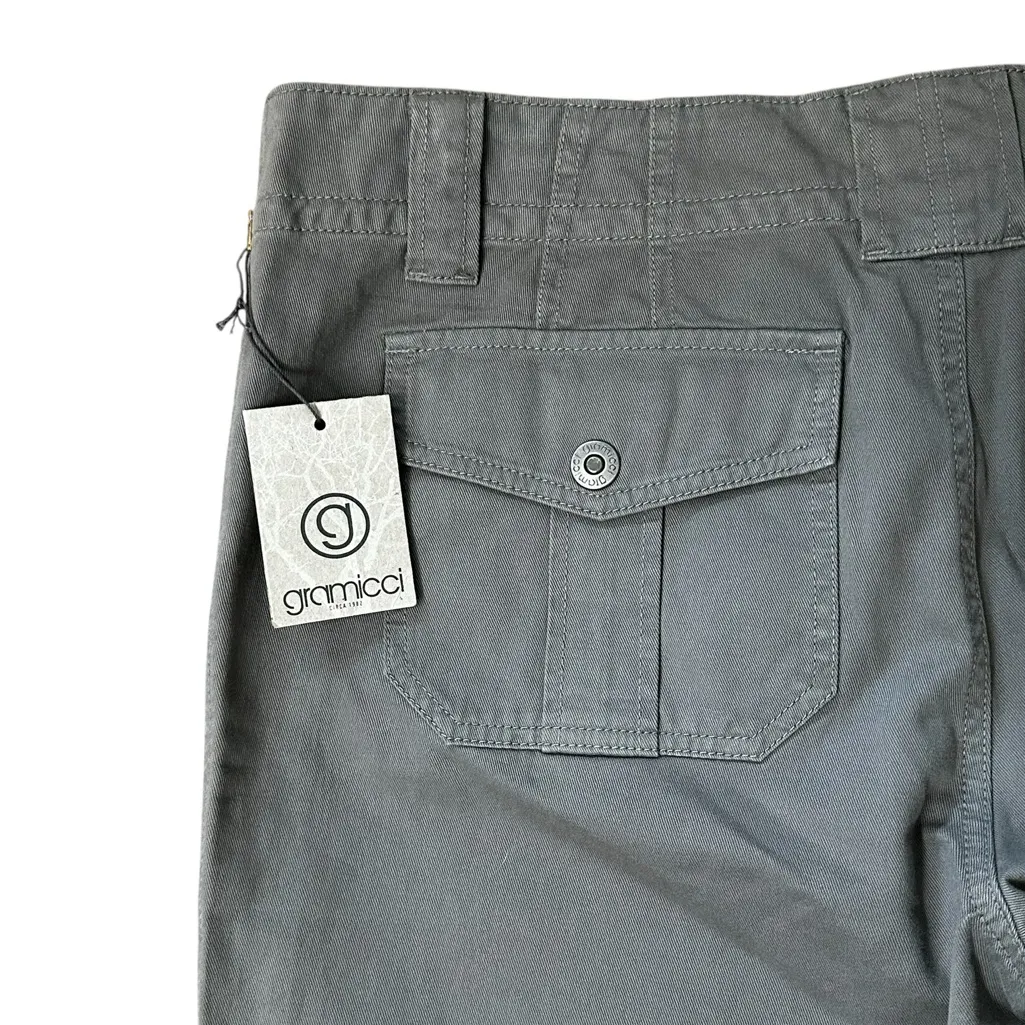 Gramicci Womens ISOLD Pant Favorite Fit Cotton Casual Outdoors Hiking Size 12 Gray - Image 7