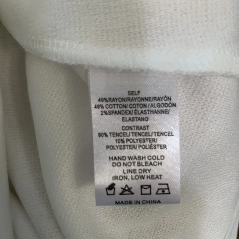 Sunday In Brooklyn Anthropologie White Top Blouse XS New NWT Lace Sleeves RARE - Image 12